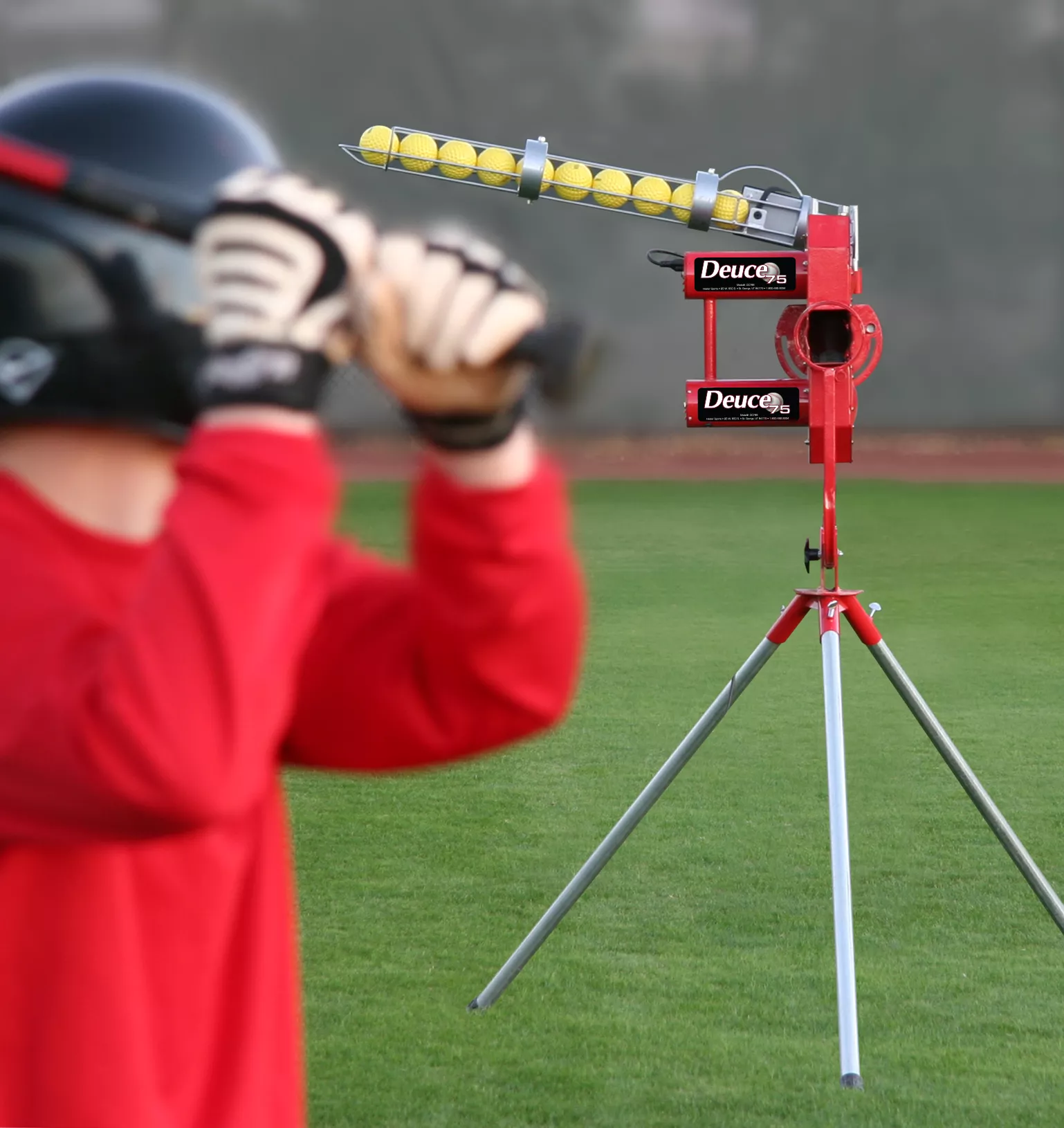 Heater Deuce Pitching Machine With Ball Feeder 4 Heater Deuce Pitching Machine With Ball Feeder - Image 2