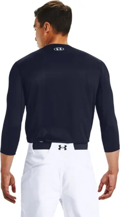 Under Armour Iso-Chill 3/4 Sleeve Shirt -BaseBalls Shop 1356800 Navy MODBCK
