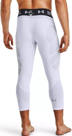 Under Armour Men's IsoChill 3/4 Compression Slider -BaseBalls Shop 1356806 100 White MODBCK