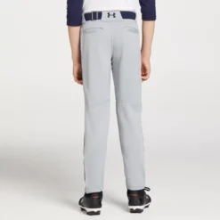 Under Armour Boys' Gameday Vanish Piped Baseball Pants -BaseBalls Shop 1367357 BaseballGreyNavy MODBCK