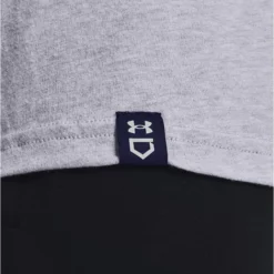 Under Armour Men's Baseball Wordmark T-Shirt -BaseBalls Shop 1367680 012 Gray DET