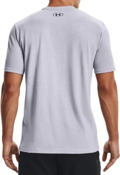 Under Armour Men's Baseball Wordmark T-Shirt -BaseBalls Shop 1367680 012 Gray MODBCK