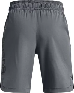 Under Armour Boys' Yard Baseball Shorts -BaseBalls Shop 1367918 001 BlackPitchGrayWhite BCK