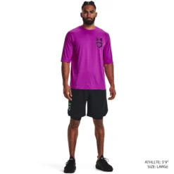 Under Armour Men's Diamond Utility Sliding Shorts With Cup -BaseBalls Shop 1375635 001 BlackHaloGray MODSTLAD