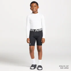 Under Armour Boy's Diamond Utility Sliding Shorts With Cup -BaseBalls Shop 1375637 001 BlackHaloGray MODSTLAD