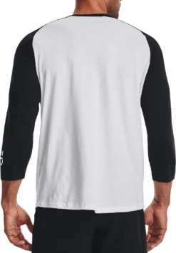 Under Armour Men's Classic 3/4 Sleeve T-Shirt 8 Under Armour Men's Classic 3/4 Sleeve T-Shirt -BaseBalls Shop 1375657 001 WhiteBlack MODBCK