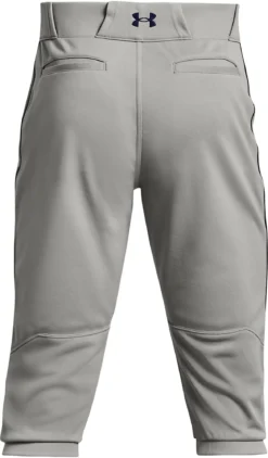 Under Armour Men's Gameday Vanish Piped Knicker Baseball Pants -BaseBalls Shop 1378697 078 BaseballGreyNavy BCK