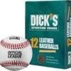DICK'S Sporting Goods Leather Baseballs - 12 Pack