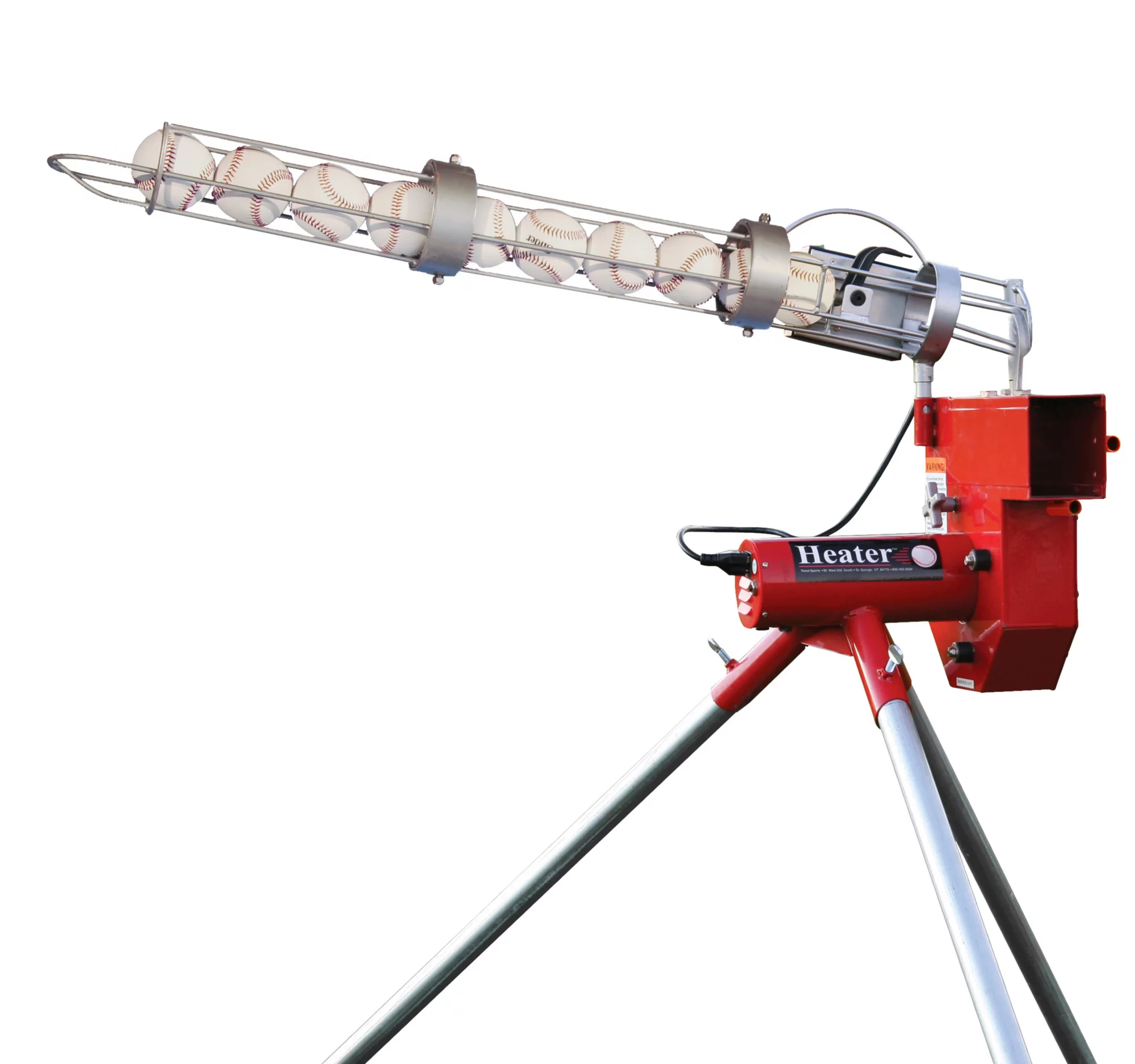 Heater Baseball Pitching Machine W/ Ball Feeder 3 Heater Baseball Pitching Machine W/ Ball Feeder