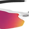 Oakley Radar EV Pitch Baseball Sunglasses -BaseBalls Shop 16OAKURDRVPTCHWHTSGS Polished White PRIZM Field