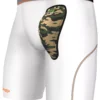 Shock Doctor Youth AirCore Compression Shorts With Hard Cup -BaseBalls Shop 16SKRYRCRCMPSHRTHSPM White