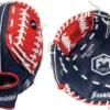 Franklin 12'' Youth Field Master Series Glove -BaseBalls Shop 17FRAY12FLDMSTRS1BGL Navy Red White