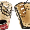 Rawlings 13'' GG Elite Series First Base Mitt 2 Rawlings 13'' GG Elite Series First Base Mitt -BaseBalls Shop 18RAWA131BGGCMLBLFBM Camel Black