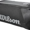 Wilson Team Gear Wheeled Bag 1 Wilson Team Gear Wheeled Bag -BaseBalls Shop 19DEMUTMGRWHLDBGXBBG Black