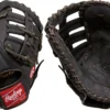 Rawlings 12.5'' Premium Series First Base Mitt -BaseBalls Shop 19RAWAPRMM125BK1BBGL Black