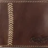 Rawlings Baseball Stitch Leather Bi-Fold Wallet -BaseBalls Shop 19RAWUBSBLLSTTCHBMSC Brown