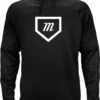 Marucci Men's Homeplate Convertible Hoodie 1 Marucci Men's Homeplate Convertible Hoodie -BaseBalls Shop 20MCCMMHMPLTFLCHDBBA Black
