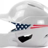 Under Armour Senior USA Converge Batting Helmet W/ Universal Jaw Guard -BaseBalls Shop 21UARASCNVRGHLMTJBTH Pure White USA
