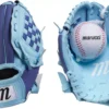 Marucci 8.5" Girls' Backyard Tee Ball Glove & Ball -BaseBalls Shop 22MCCYBYBGPBFPLHXCTMA Purple Blue 1