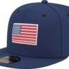 New Era Adult USA Flag 59Fifty Fitted Hat -BaseBalls Shop 22NEWADT5950SFLGNBBA Navy Camo