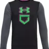 Under Armour Boys' Baseball Graphic Hoodie 1 Under Armour Boys' Baseball Graphic Hoodie -BaseBalls Shop 22UARBBBSBLLGRPHCBBA Black Gray Green