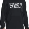 Under Armour Men's Baseball Graphic Hoodie -BaseBalls Shop 22UARMMBSBLGRPHCHBBA Black White