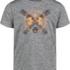 Under Armour Boys' Cross Bat Short Sleeve T-Shirt -BaseBalls Shop 23UARTCRSSBTSSXXXBBA Steel