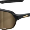 100% S2 Sunglasses 1 100% S2 Sunglasses -BaseBalls Shop 23WHUAS2MTTBLKGLDGAA Matte Black Gold Mirror