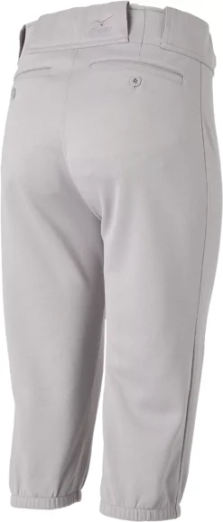 Mizuno Men's MVP Pro Short Length Baseball Pants -BaseBalls Shop 350596 9191 Grey BCK