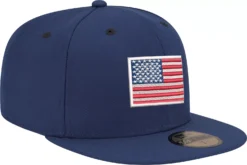 New Era Adult USA Flag 59Fifty Fitted Hat -BaseBalls Shop 70680233A NavyCamo AR
