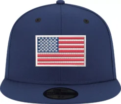 New Era Adult USA Flag 59Fifty Fitted Hat -BaseBalls Shop 70680233A NavyCamo FRT