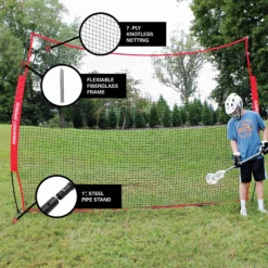 Rukket Sports 12' X 9' Multi-Sport Barrier Net 10 Rukket Sports 12' X 9' Multi-Sport Barrier Net -BaseBalls Shop BARR100 NOCOLOR DET alt2