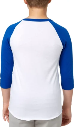 Adidas Youth Triple Stripe ¾ Sleeve Baseball Practice Shirt -BaseBalls Shop BBA00105 SurfTheWeb BCK