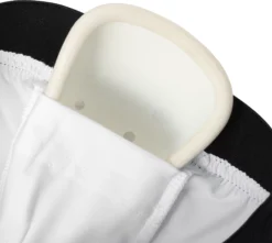 Adidas Boys' Triple Stripe Sliding Shorts W/ Cup -BaseBalls Shop BBA12021 White DET alt2