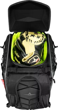 All-Star MVP Pro Series Dual Hybrid Catcher's Bat Pack 16 All-Star MVP Pro Series Dual Hybrid Catcher's Bat Pack -BaseBalls Shop BBCBP BBCPB Black TOP