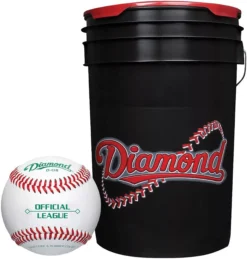 Diamond D-OB Official League Practice Bucket Of 30 Baseballs 9 Diamond D-OB Official League Practice Bucket Of 30 Baseballs -BaseBalls Shop BKTBD OB30 NOCOLOR DET