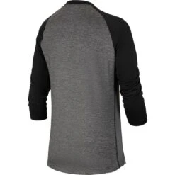 Nike Boys' Baseball Pro Cool Raglan Tee -BaseBalls Shop CT2682 066 BlackGrey BCK