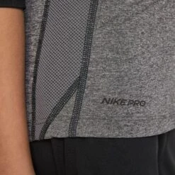 Nike Boys' Baseball Pro Cool Raglan Tee -BaseBalls Shop CT2682 066 BlackGrey DET