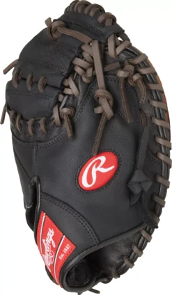Rawlings 32.5'' Premium Series Catcher's Mitt -BaseBalls Shop DICD325BWCMRZ DICD325BWCM30 Black SDER