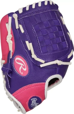 Rawlings 10'' Tee Ball Highlight Series Glove -BaseBalls Shop DICHFP10PPWLZ DICHFP10PPW03 Purple SDEL