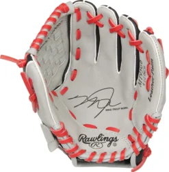 Rawlings 9.5'' Tee Ball Mike Trout Series Glove -BaseBalls Shop DICMT95GB 60 Grey PALM