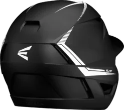 Easton Senior Elite Max Baseball Batting Helmet W/ Adjustable Jaw Guard -BaseBalls Shop ELITEMAXADJ LXL E00684540 BlackWhite BCK