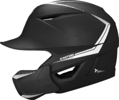 Easton Senior Elite Max Baseball Batting Helmet W/ Adjustable Jaw Guard -BaseBalls Shop ELITEMAXADJ LXL E00684540 BlackWhite SDE