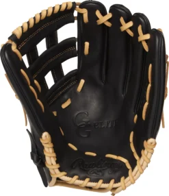 Rawlings 12.75'' GG Elite Series Glove -BaseBalls Shop GGE1275HBCCLZ DICGGE1275HBCC Black PALM
