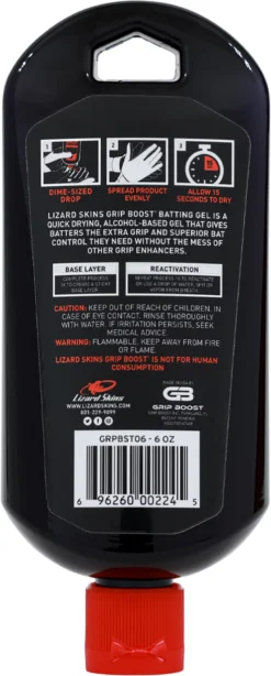 Lizard Skins 6 Oz. Grip Boost Bottle -BaseBalls Shop GRIPBOOST NOCOLOR BCK