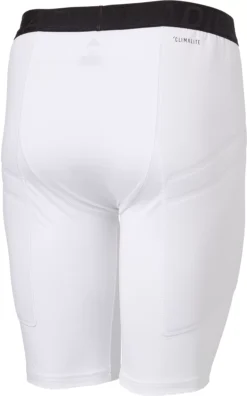 Adidas Men's Triple Stripe Sliding Shorts 9 Adidas Men's Triple Stripe Sliding Shorts -BaseBalls Shop MBA12011 White BCK