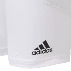 Adidas Men's Triple Stripe Sliding Shorts 12 Adidas Men's Triple Stripe Sliding Shorts -BaseBalls Shop MBA12011 White DET alt1