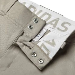 Adidas Men's Triple Stripe Open Bottom Baseball Pants -BaseBalls Shop MBA12023 GreyBaseball DET alt1