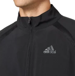 Adidas Men's Triple Stripe Long Sleeve Baseball Jacket -BaseBalls Shop MBA13006Z Black DET
