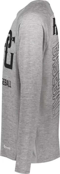 Perfect Game Men's Endurance Coolcore Long-Sleeve T-Shirt -BaseBalls Shop PG2570 55M2214 AthleticGreyHeather SDEL